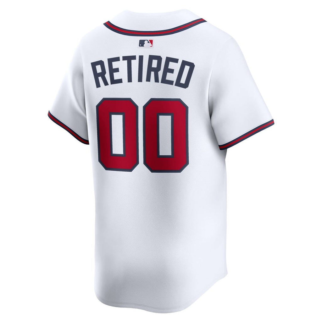 Atlanta Braves Nike Home Limited Pick-A-Player Retired Roster Jersey - White