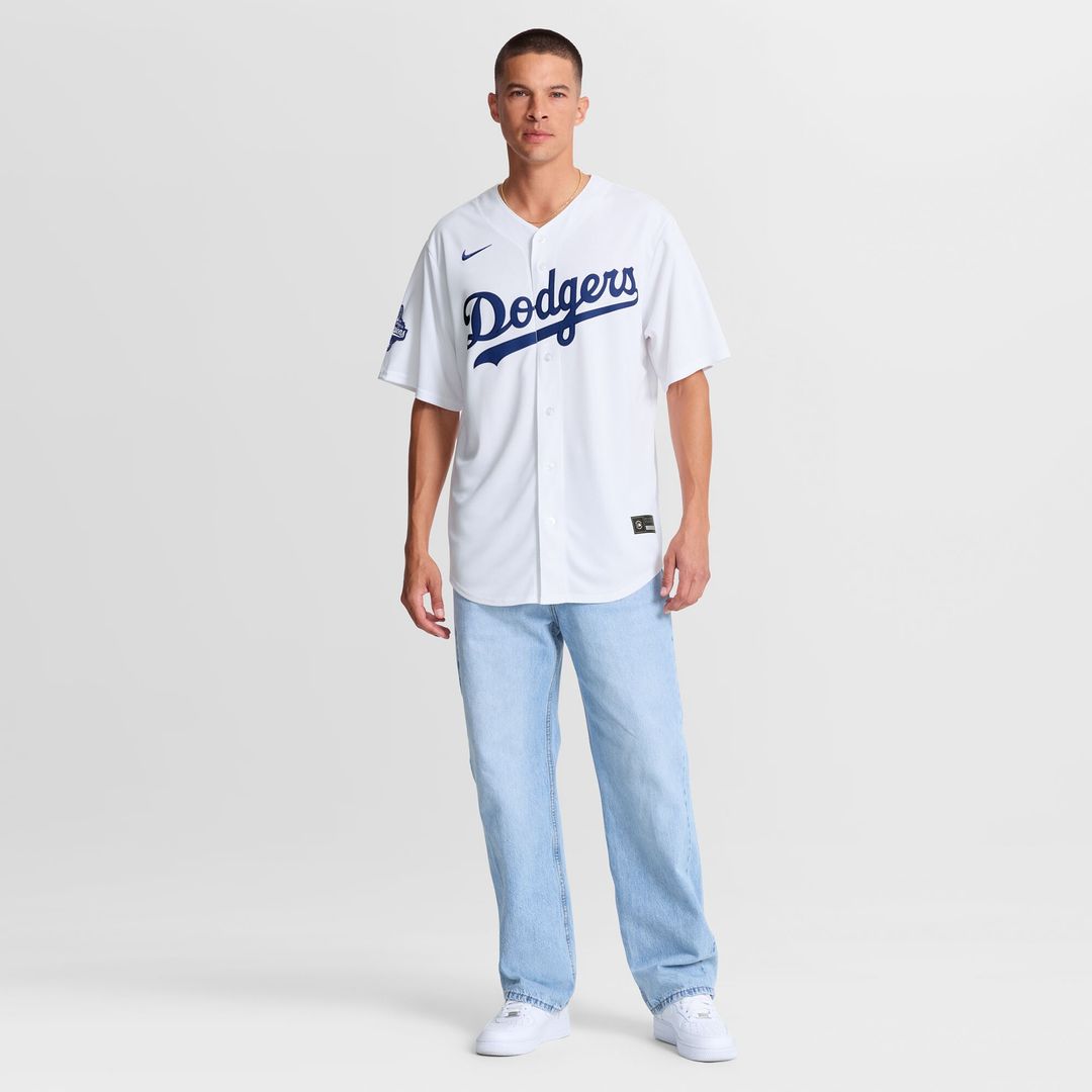 Freddie Freeman Los Angeles Dodgers Nike Home 2025 World Series Champions Replica Jersey - White