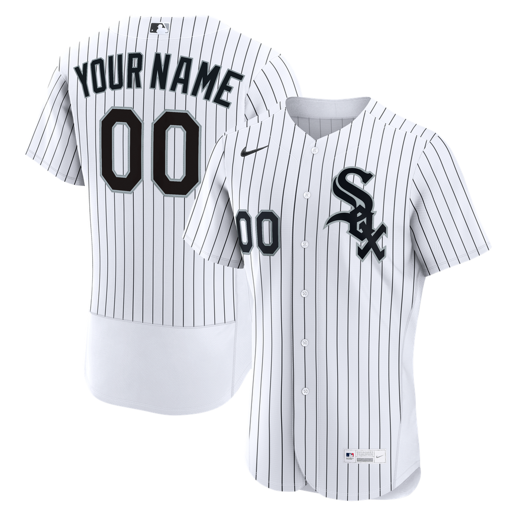 Chicago White Sox Nike Home Authentic Custom Jersey - White